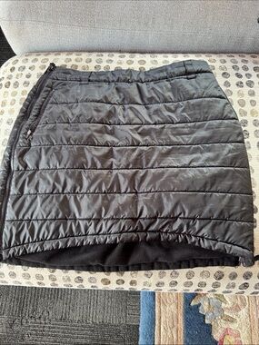 DCCM Black Quilted Puffer Skirt